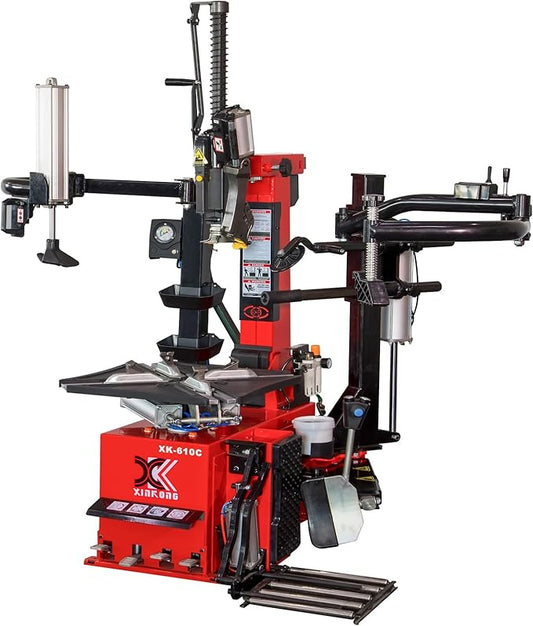 XK-610C Tire Changer Machine 2.0 Horsepower Rim Clamp 26 inches with 12 Months Parts Replacement
