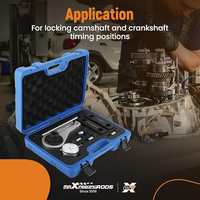 maXpeedingrods Engine Timing Tool Kit for Maserati Ghibli Quattroporte Levante 3.0T M156B M156C M156D Engine, Camshaft Locking Timing Tool 900028263 900028363, 9PCS