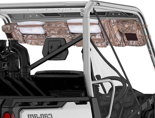 UTV Roll Cage Organizer Case, UTV Roll Cage Organizer Bag for Rear/Side by Side Accessories, Compatible with Polaris, Yamaha and Kawasaki UTVs