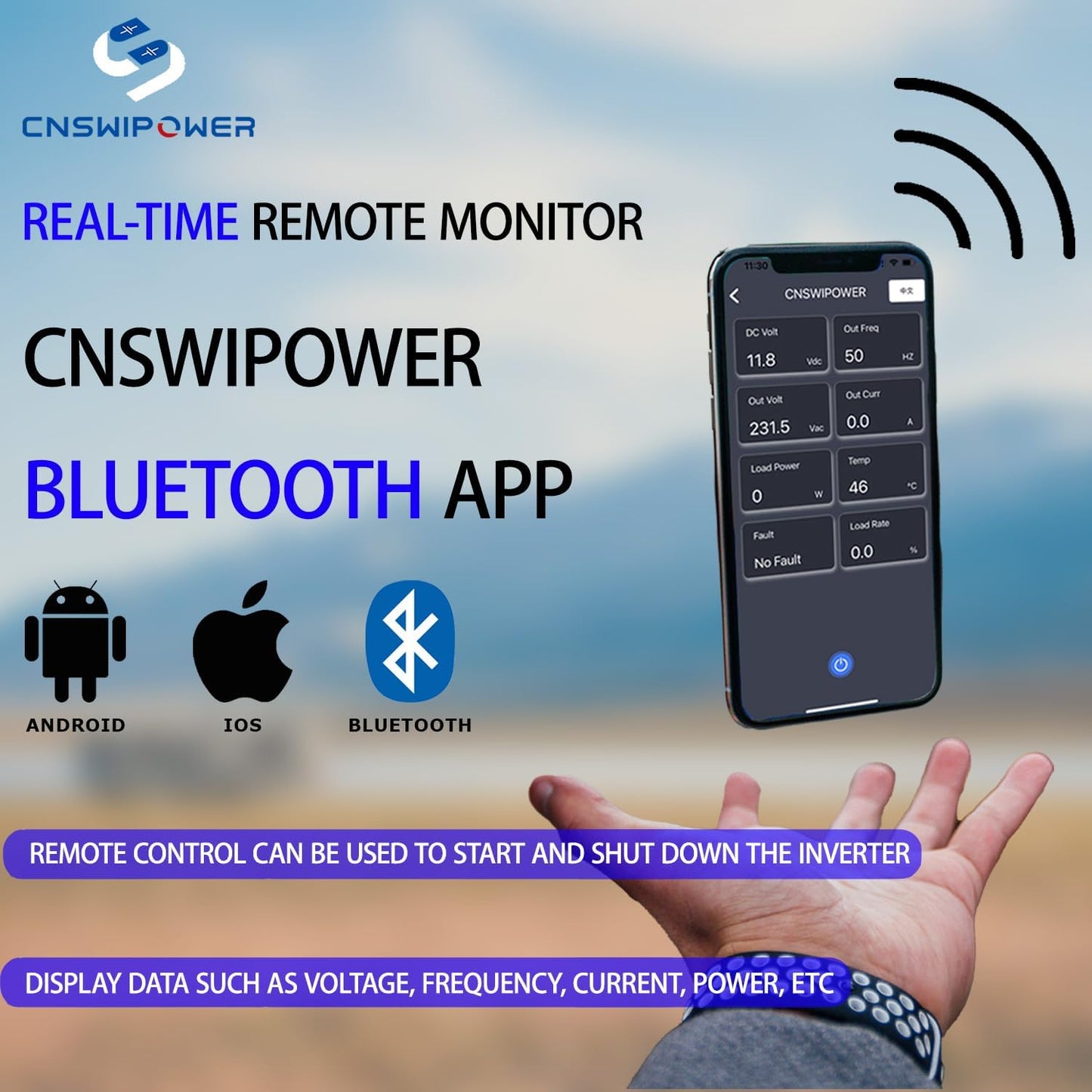 Xijia 1500W (Peak Power 3000W) Pure Sine Wave Inverter DC 36v to 120v Inverter 60HZ Solar Converter for Home Use,RV, Camping, Boat,Outdoor (DC36V (Range 30V-45V) 1500W)