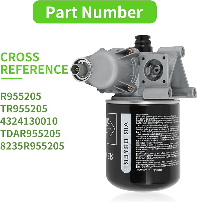 Air Dryer 12 Volt Direct Replacement for 1200 Series R955205 DC Heater