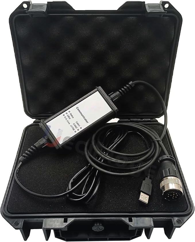Diesel Laptops for Deutz Diagnostic Scanner Tool for Deutz DeCOM SerDia Support CAN K/L-Line with Serida 4.0 Dongle Software+Serpic (Adapter with Serida+Serpic(CF54))