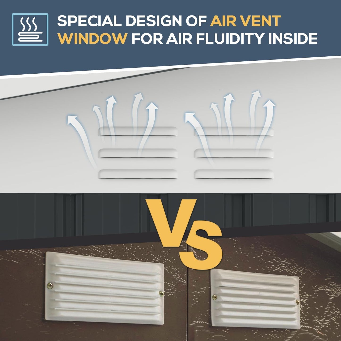 AECOJOY 12' x 10' Outdoor Storage Shed, Dark Grey Large 10x12 Sheds & Outdoor Storage Clearance with Lockable Doors, Utility and Tool Storage Garden Shed Backyard, Patio and Outside use