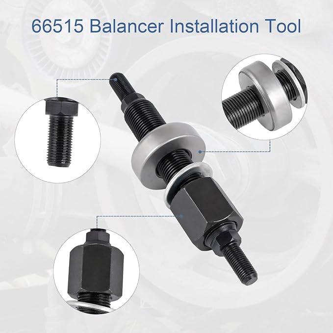 Harmonic Balancer Installation Tool Compatible with Chevy SBC BBC Cranks Replaces# 66515