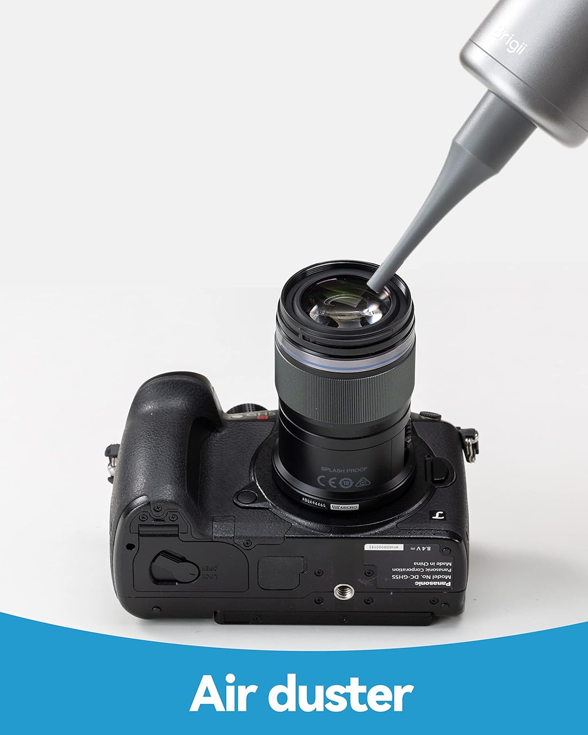 Brigii Crevice Vacuum, Handheld Vacuum & Air Duster & Hand Pump 3 in 1, Cordless Mini Vacuum, 3 Kinds of Crevice Nozzles, Lightweight 1lbs,USB Rechargeable-M2