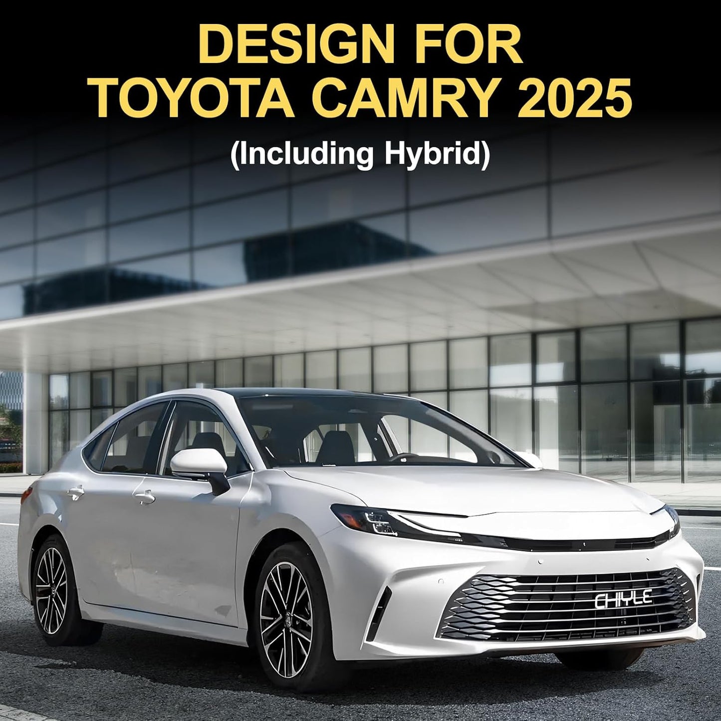 Full Set Floor Mats Custom Fit for 2025 Toyota Camry 2025(Include Hybrid) All Weather Floor Mats 2025,Front and Rear Row Mats Liners Trunk Bed mat,Toyota Camry Accessories 2025(4 PCS)