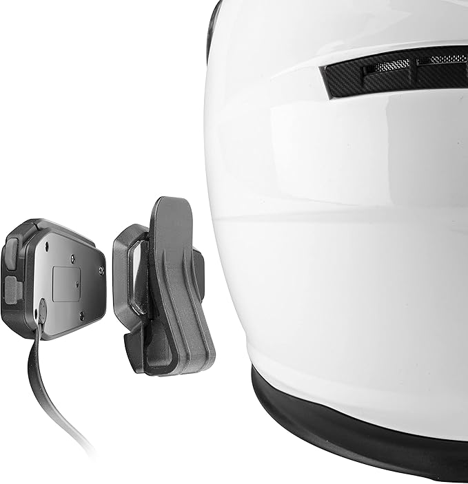 Interphone Cellularline, 2 Motorcycle Intercoms with Bluetooth and Mesh Communication, Model U-Com 16, Up to 4 Motors, Distance 1 Km, Compatible with Sena, OEM and GPS, Waterproof, Universal