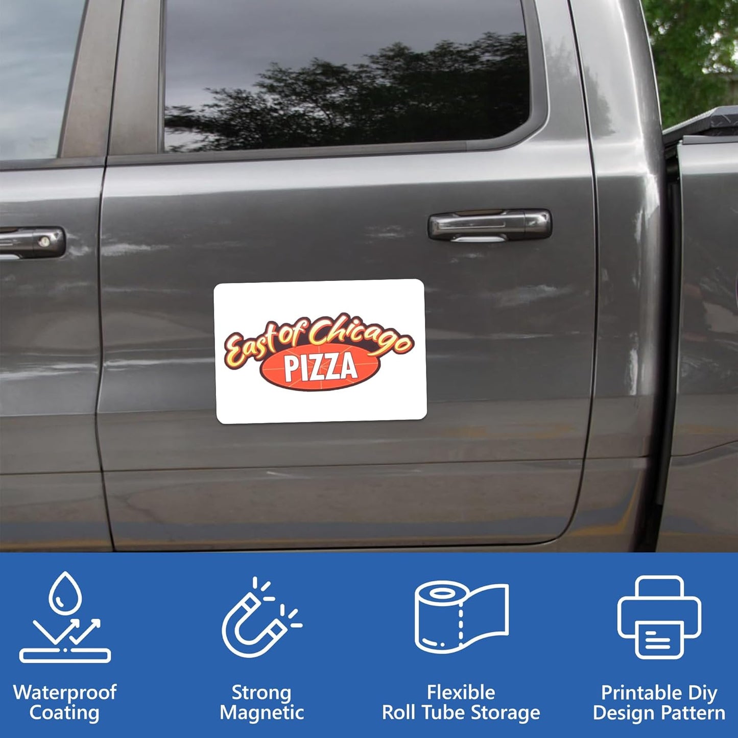 Custom Car Magnet Signs for Businesses (12"x18" Rectangle) 2 pk - Personalized Car Magnets for Advertising and Vehicle Promotion - Advertising Magnets for Cars Door - Professionally Printed