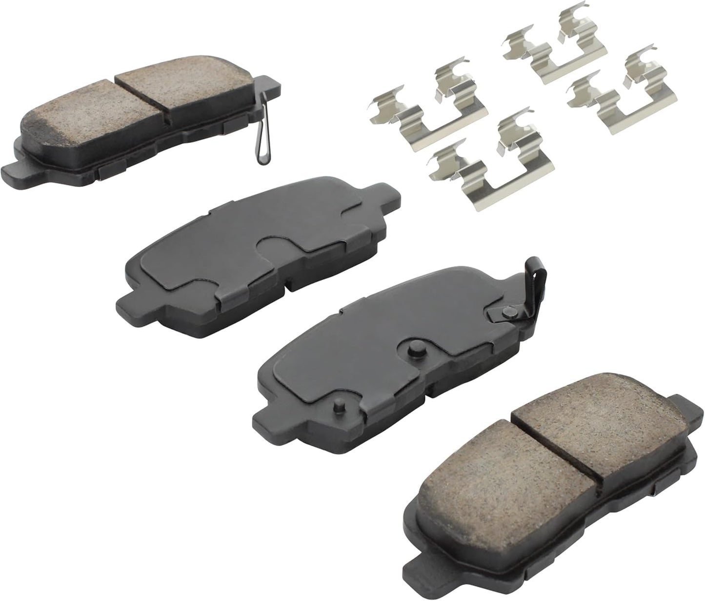Premium Semi-Metallic Rear Brake Pads (1001-0999M) Compatible with Buick Allure 2009-2005, LaCrosse 2009-2005, Chevrolet Impala 2013-2011, Impala Limited 2016-2014 & More