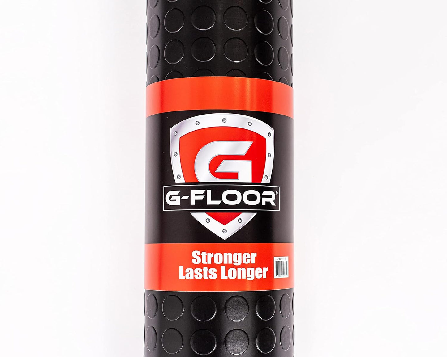 G-Floor Large Coin Pattern Vinyl Garage Floor Protector Mat (8'6" x 24', Midnight Black), Extremely Durable, Waterproof Parking Pad and Flooring