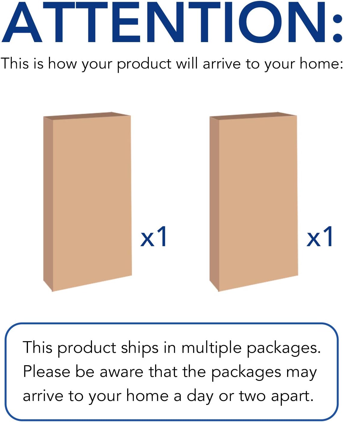 FLEXIMOUNTS 4-Pack 24-inch-by-72-inch Wall Shelf Garage Storage Rack Wall Mounted Floating Shelves 2x6 ft,White