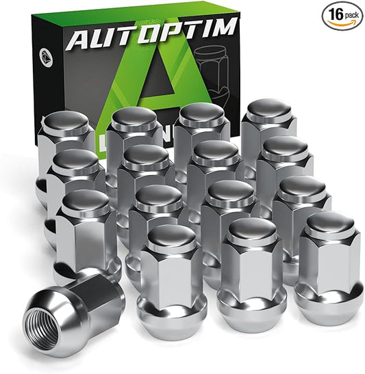 M12x1.5 16PCS ATV Lug Nuts - Replacement for Polaris Ranger XP 900/1000, General 1000, RZR S 900, XP 1000, Pioneer 500, 700, 1000 Aftermarket Wheel Lug Nuts Chrome Closed End