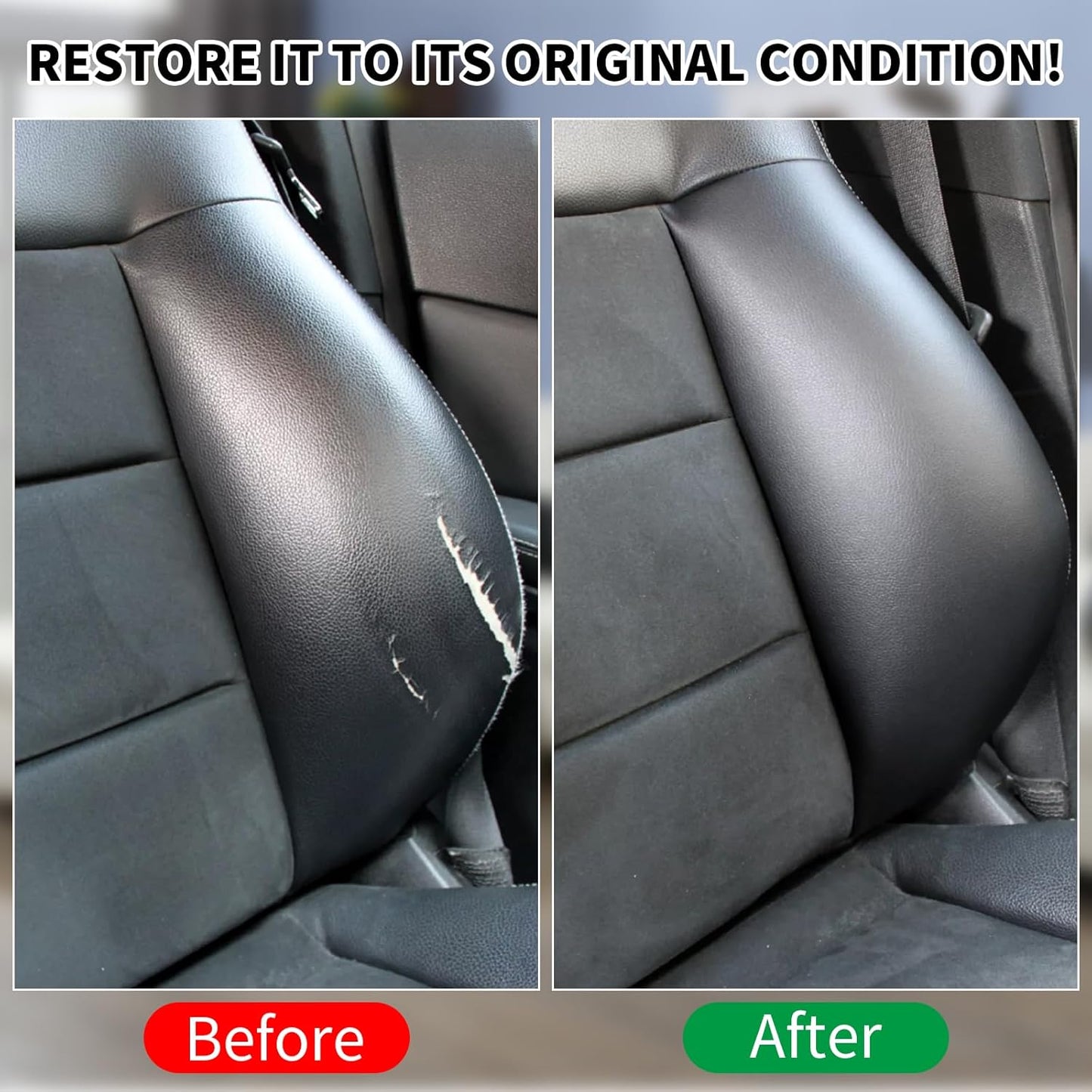 Black Leather Recoloring Balm with 100ml Mink Oil,Leather Couch Scratch Remover,Leather Repair kit for Vinyl Furniture and Car Interior,Leather Dye Paint,Mink Oil for Leather