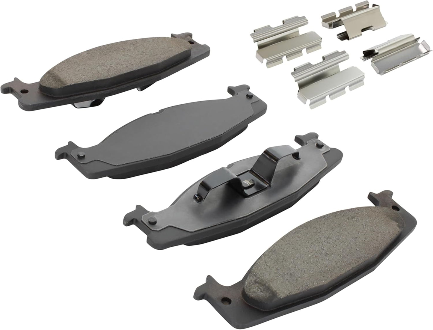 Premium Semi-Metallic Front Brake Pads (1001-0632M) Compatible with 1994-2003 Ford (Bronco/Club Wagon/E-150/E-150 Club Wagon/E-150 Econoline/E-150 Econoline Club Wagon/F-150)