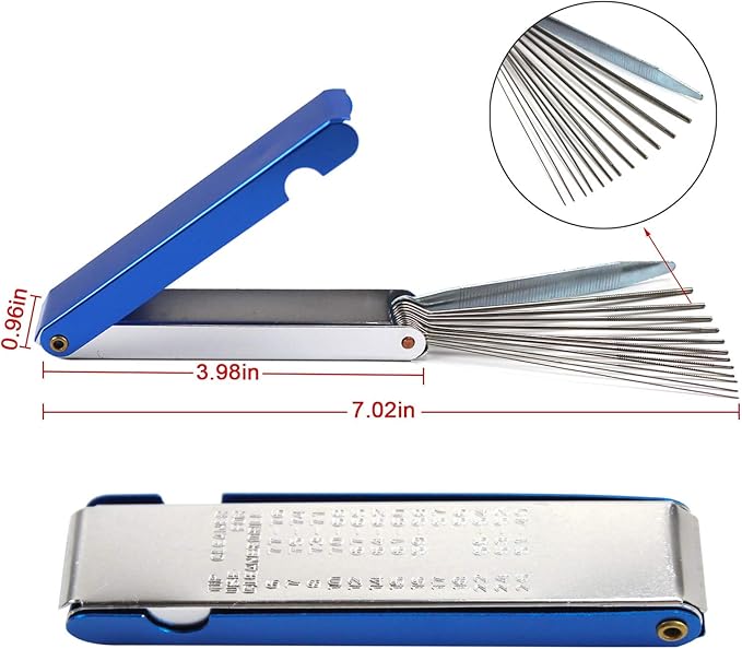PANGOLIN 10 Pcs Carburetor Adjustment Tool Kit, Carb Adjustment Tool Kit with case, Cleaning Tool and Ignition Spark Tester, Tune-up Adjusting Tool for Common 2 Cycle Carburetor Engine
