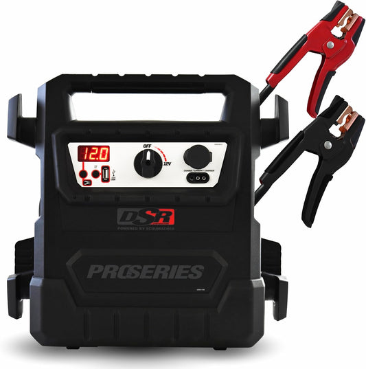 Schumacher Electric DSR ProSeries Car Battery Jump Starter, Maintainer & Portable Power Station - 12V 4000 Peak Amps & 700 Cranking Amps - with DC & USB Charging Ports - DSR159