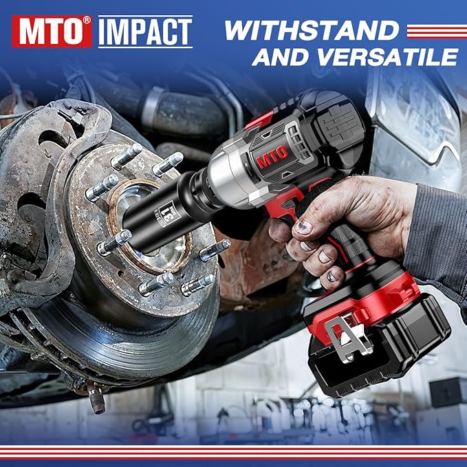 MTO 1/2" Drive 31mm Deep Impact Socket, 6-Point Metric Socket for Automotive Maintaince, CR-V Steel Meets ANSI Standards