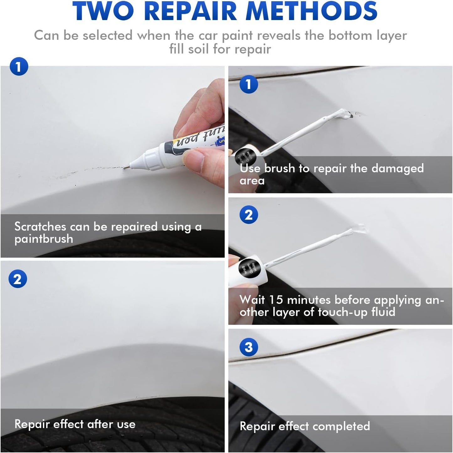 Portofino Gray (T2G) Touch Up Paint Compatible with Hyundai, DIY Car Paint Scratch Repair, Automotive Paints, Quick & Easy Fix Scratch Repair for Tucson/Elantra/Sonata/Santa Fe