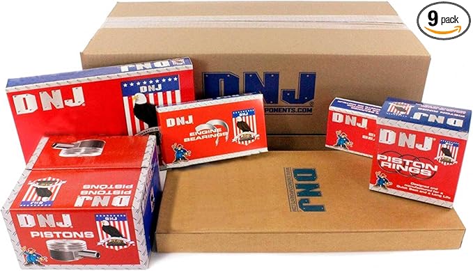 DNJ EK1105 Engine Rebuild Kit for 2002-2005 Dodge, Jeep Dakota, Durango, Grand Cherokee 3.7L V6 12V SOHC 226cid