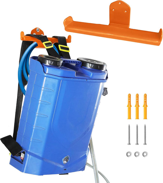 Backpack Leaf Blower Hanger, 1 Pack Backpack Sprayer Wall Mount, Heary Duty Chainsaw Wall Mount Stand Accessories Garage Organization Storage