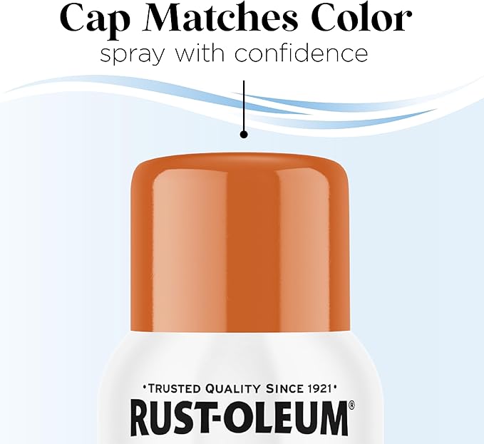 Rust-Oleum Low Odor Premium Spray Paint, 11 oz, Gloss Orange Soda