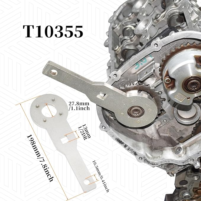 21PCS Camshaft Timing Tool Kit, Compatible with Audi VW EA837 2.0T 2.4 2.5 2.8 3.0T 3.2T 4.2 5.2 Engine, T40133 T40070 T40079 T40269 T40297 T10172 T3242 T40069 T40058 T40071 T10355 M14