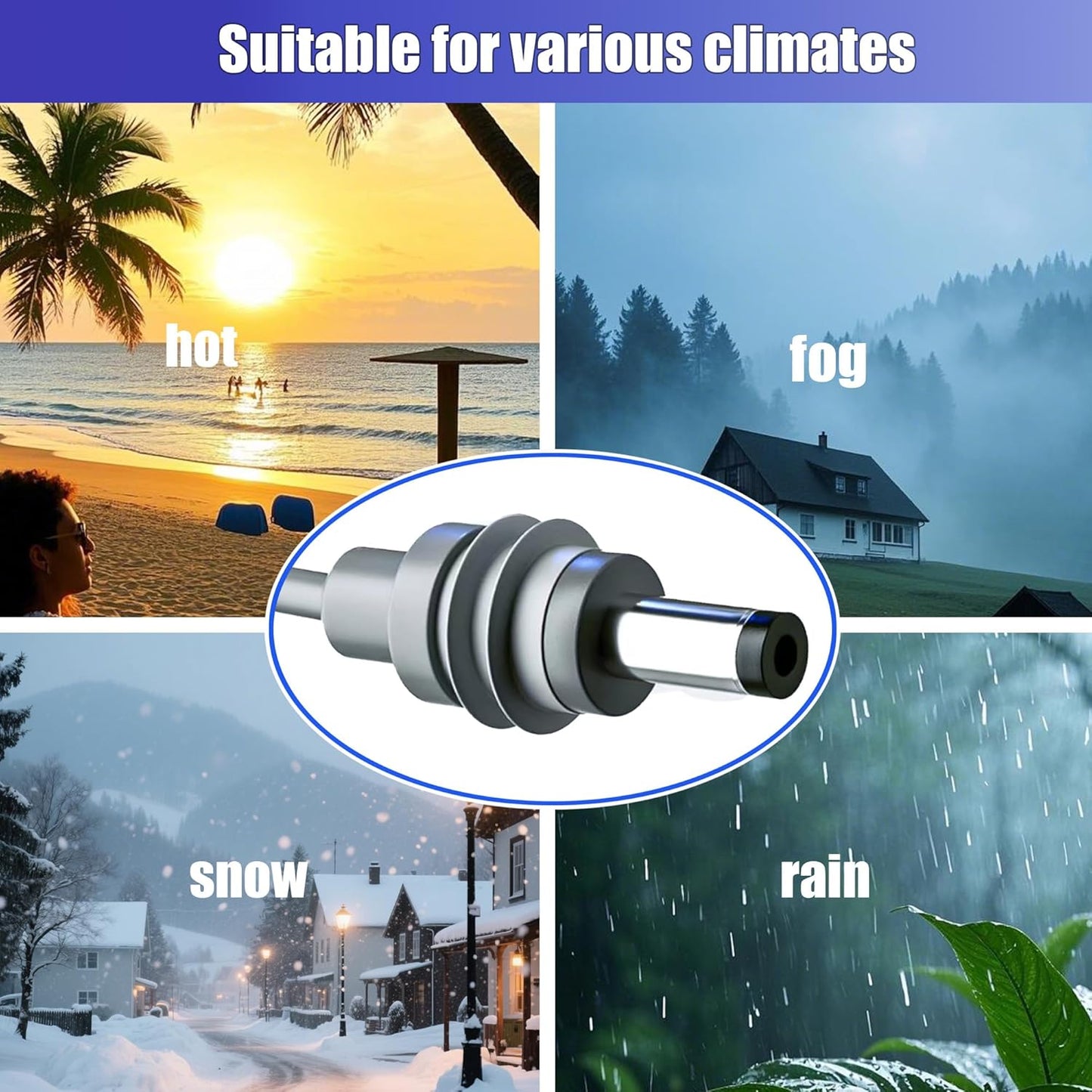 Starlink Mini 12v Power Cord，10FT/3M Starlink Mini Power Cord with car Charger，Cigarette Lighter displays Voltage，Suitable for DC12-24V Trucks, Buses, Boats, Waterproof DC Plugs