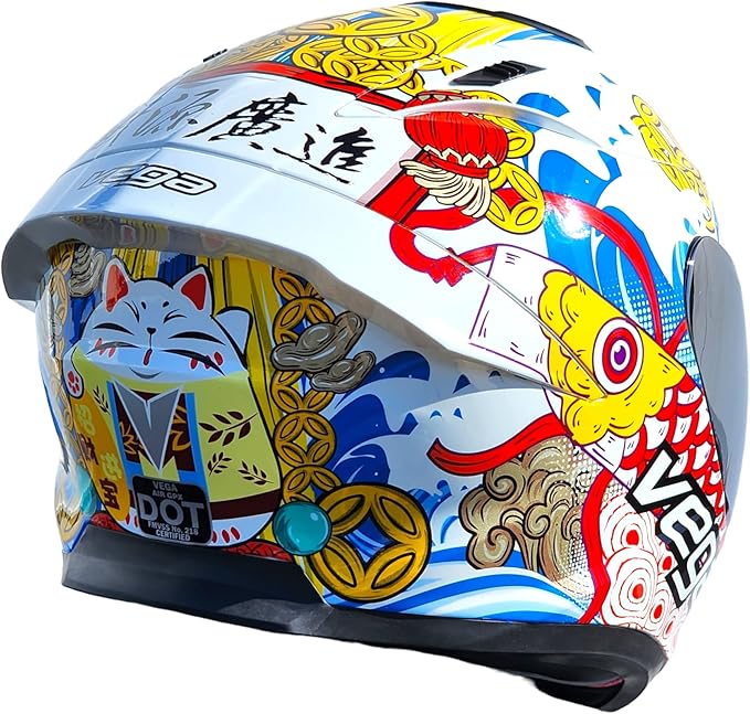 Vega Air GPX Full Face Helmet, Fortune, X-Large