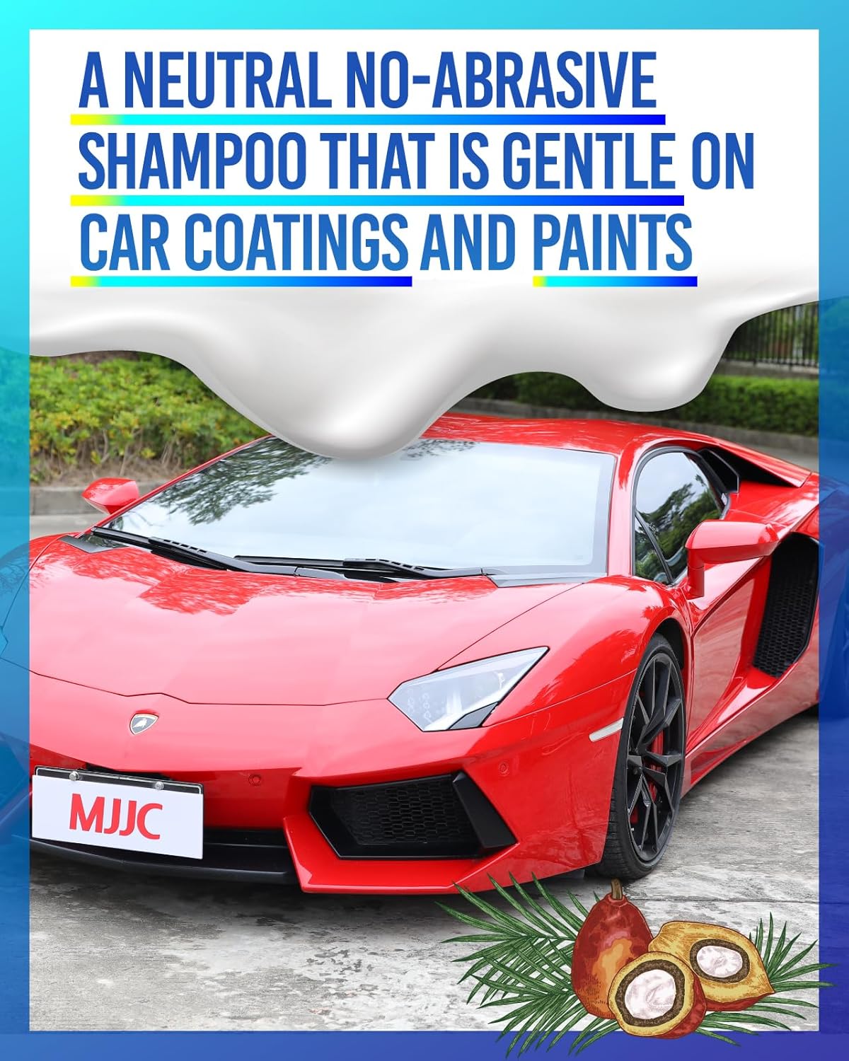 MJJC Foam (128 fl oz) Ultimate Snow Foam Car Wash Soap Specialized Car Shampoo for Foam Cannon and Pressure Washer, Safe for Cars (pH Neutral, 10x Concentrated) (Refreshing cider aroma)