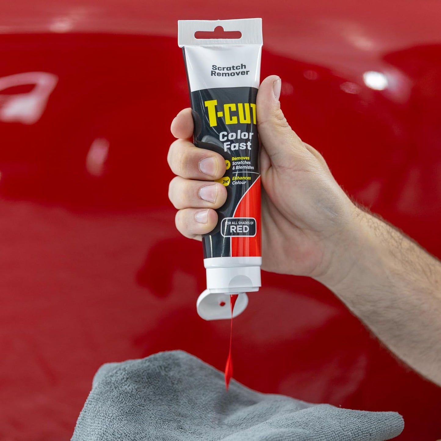 T-Cut Color Fast Red Scratch Remover, 5.3 Oz