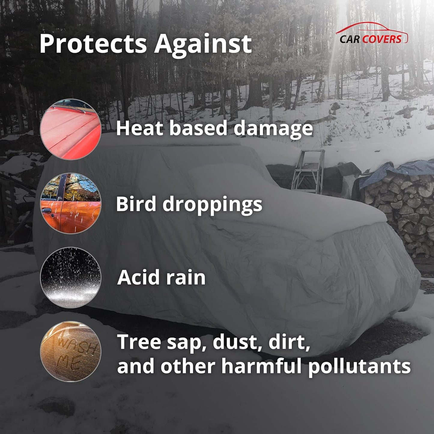 Car Covers Weatherproof Max Car Cover & Warranty Compatible with Porsche 1971-1973 911 E, F Series – Outdoor Cover Theft Cable Lock Car Accessories Better Than Waterproof