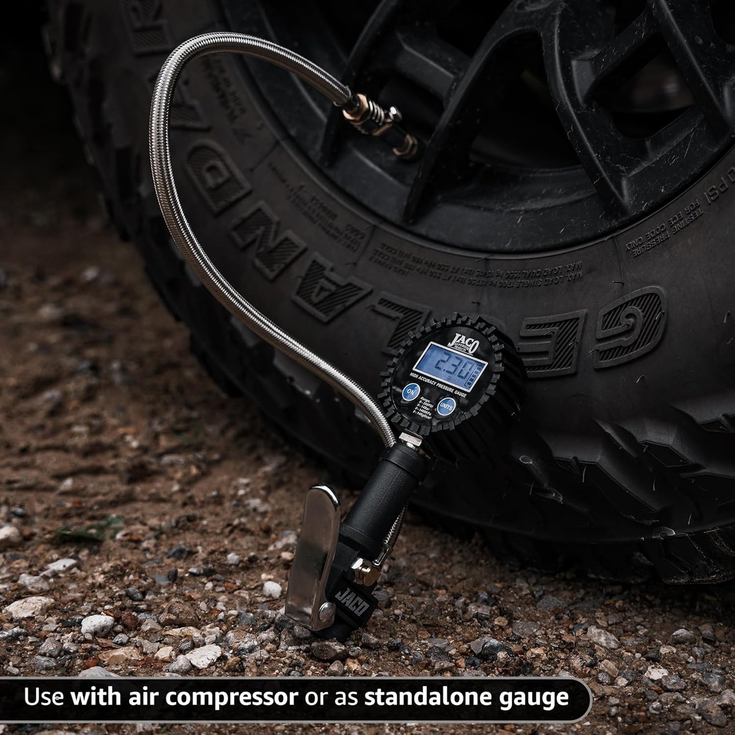 JACO FlowPro Digital Tire Inflator with Pressure Gauge - 200 PSI