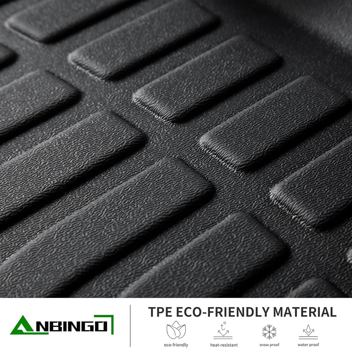 ANBINGO®Floor Mats Fit for Cadillac XT4 2019-2025 & Cargo Liners All Weather Rugs for Cadillac XT4 TPE Car Mats for Cadillac XT4 Rubber Trunk Carpet for Cadillac XT4 Automotive Accessories