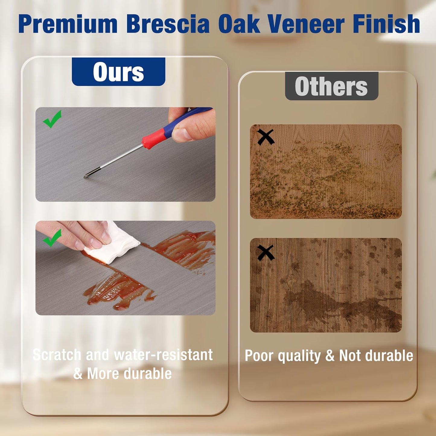 WORKPRO 3000lbs 5-Tier Shelving Unit, 72" H Adjustable Storage Shelves, Boltless Garage Shelving Unit for Garage, Kitchen, Durable Scratch-Resistant Panels, White