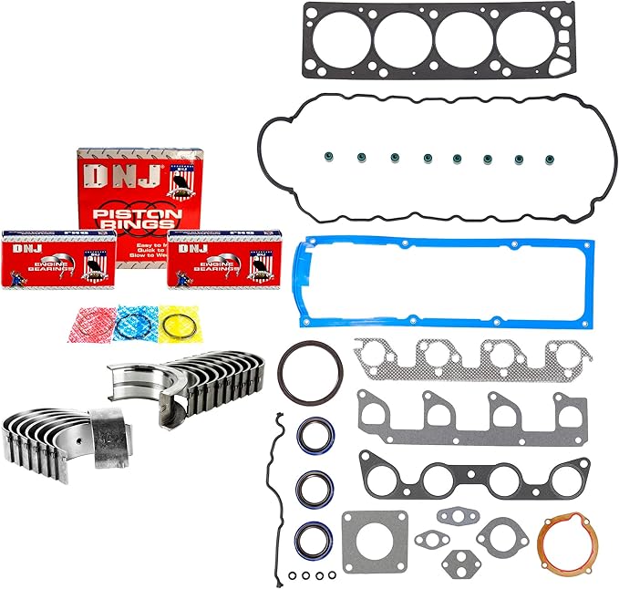 DNJ RRK448 Engine Re-Ring Kit for 1995-1998 Ford Mazda B2300 B2500 Ranger 2.3L-2.5L L4 8V SOHC 140cid