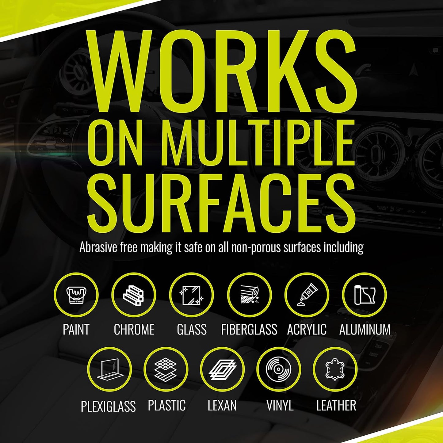 BugSlide 16 Oz Shop Kit Cleaner and Polisher with Microfiber Towel, Tree Sap Remover, Waterless Detailer for Removing Bugs Without Scratching, Shining and Degreasing All Surfaces