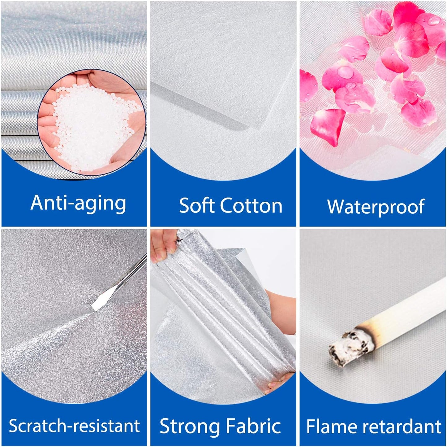 KouKou 6 Layers Car Cover Waterproof All Weather for Automobiles, Fit Sedan Toyota Camry, Honda Accord, Avalon, Civic, Nissan Altima, Maxima, Audi a4, a5, Tesla Model 3 etc.(193 X72 X59)