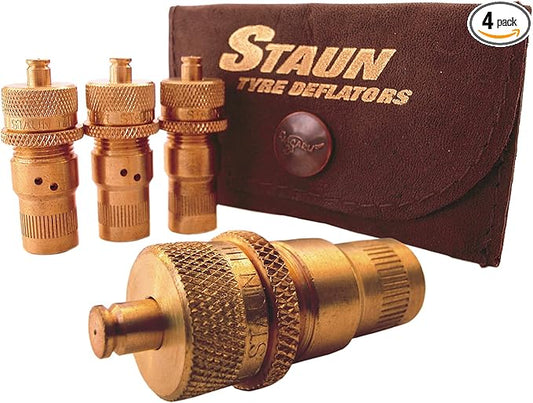 Staun Tyre Deflators | The Australian Original Tire Deflator | Automatically airdown Tires to 15-55 PSI