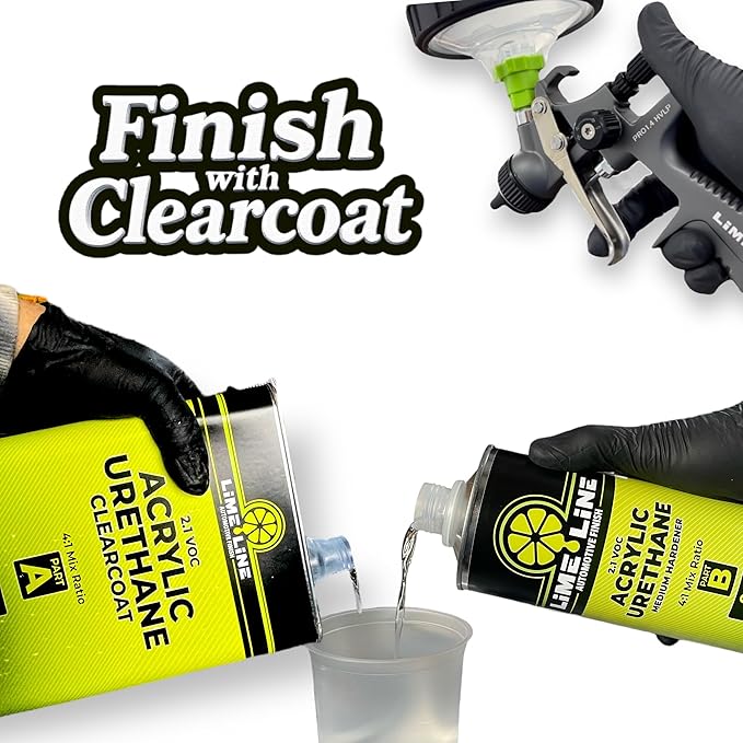 LiME LiNE Chameleon Color Changing Urethane Basecoat: Ready to Spray: (Gold, Orange, Green) 1 Quart