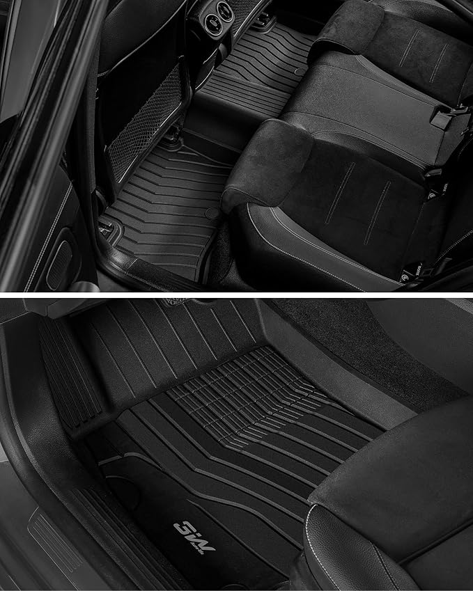 3W Floor Mats Fit for Benz GLE SUV 2020-2026(Not Fit for Coupe/W167), TPE All Weather Custom Fit Floor Liner for Benz GLE 5 Seats 350/450/450e/580/53 AMG/63 AMG S Accessories Car Mats