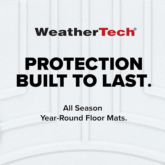 Weathertech Custom Fit FloorLiners for Ford F-150 Raptor, F-150, F-150 Lightning - 1st & 2nd Row (44697-1-6), Black