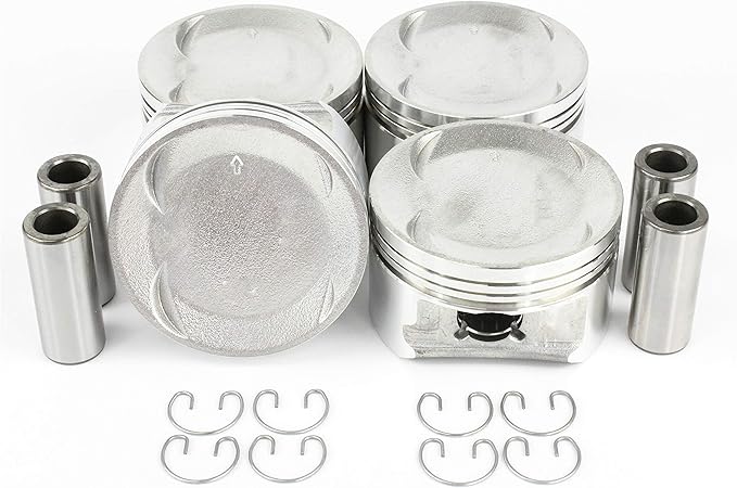 DNJ P214.40 Oversize Piston Set for 1998-2002 Acura, Honda, Isuzu Accord, CL, Oasis 2.3L L4 16V SOHC 2254cc