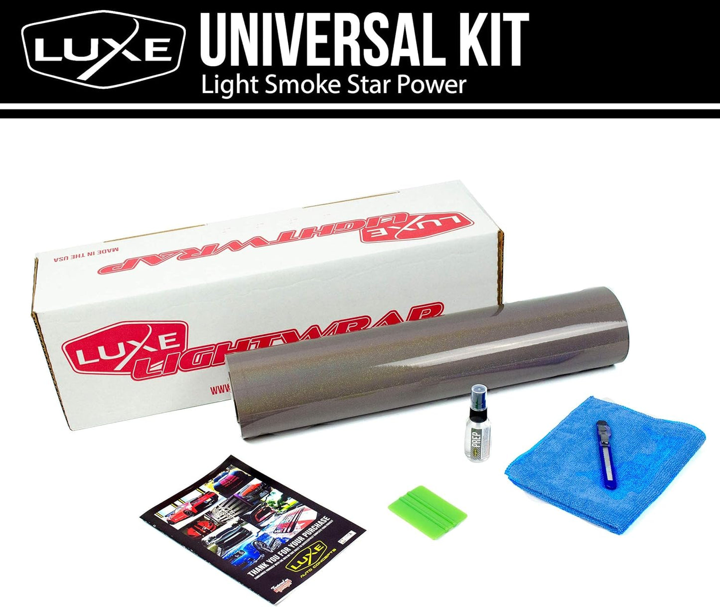 Luxe LightWrap Light Star Power Universal Headlight Tail Light Tint Kit (20” x 1 Yard)