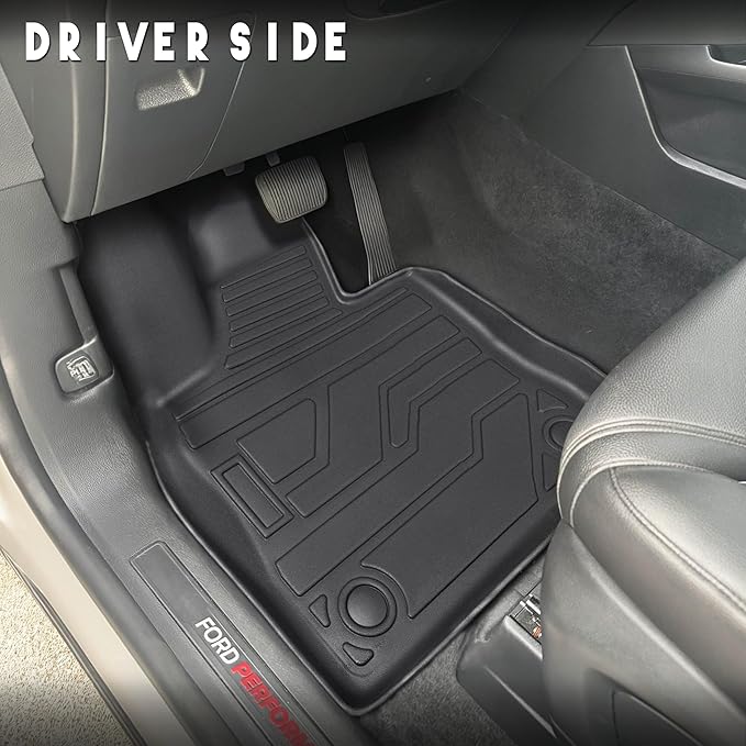 KARPAL Floor Mats Fit for 2020-2026 Ford Explorer 6 & 7 Seats, 3D Custom Fit 1st & 2nd Row Liner, TPE All Weather Floor Liners for Explorer Active/ST-Line/ST/Platinum/XLT