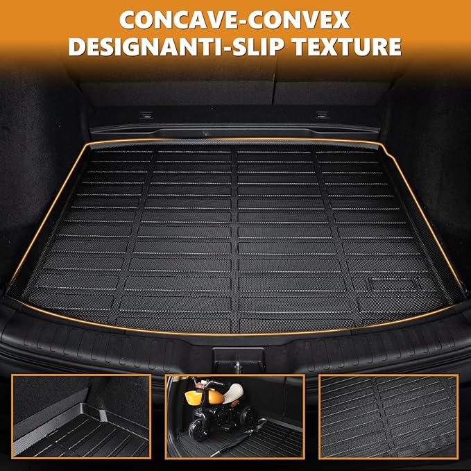 AIPOIL® Floor Mats & Cargo Liner Set for 2025 2026 Nissan Murano All Weather Protection TPE Anti-Slip Automotive Full Set Custom Car Mats Accessories - Black