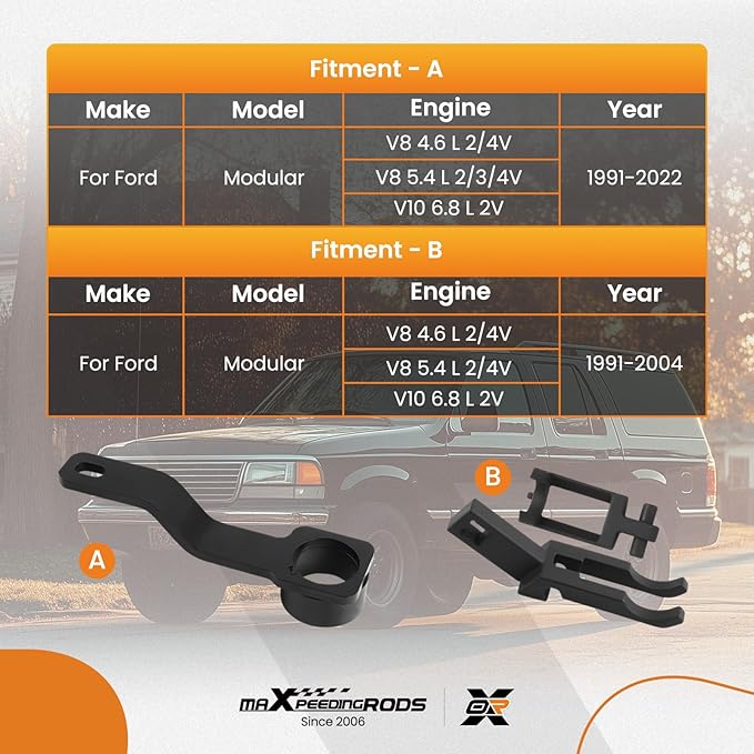 maXpeedingrods Engine Camshaft Alignment Locking Tools Timing Belt Tool Kit with Valve Spring Compressor for Ford Modular Econoline Expedition F-Series 4.6L 5.4L 6.8L 2V 4V Engines