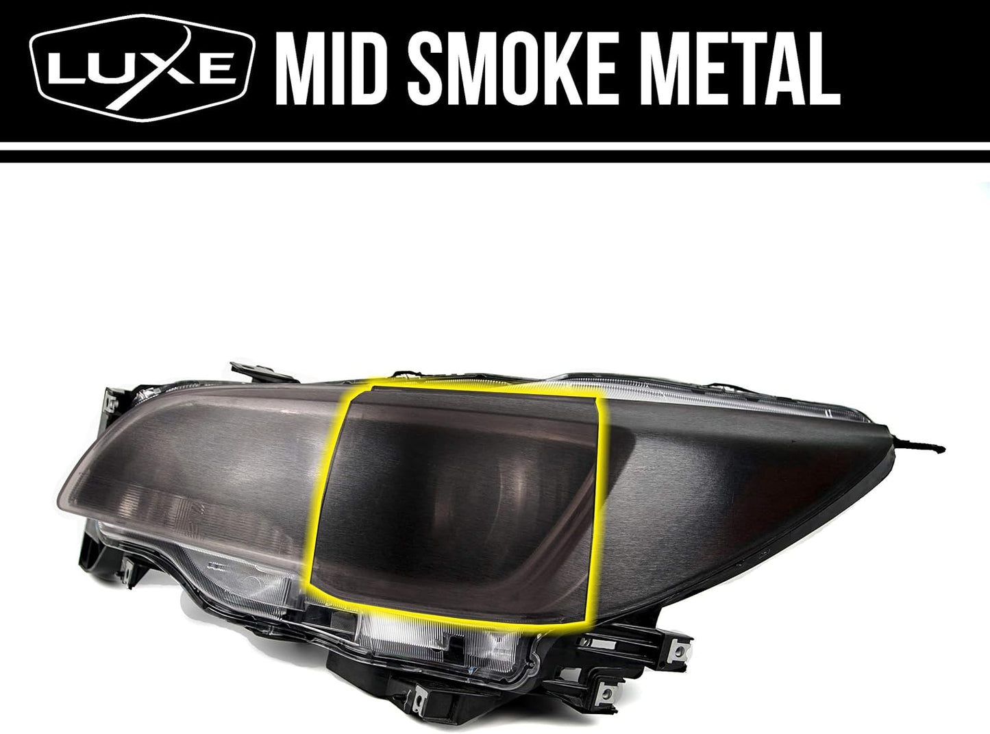 Luxe LightWrap Mid Metal Universal Headlight Tail Light Tint Kit (20” x 2 Yard)