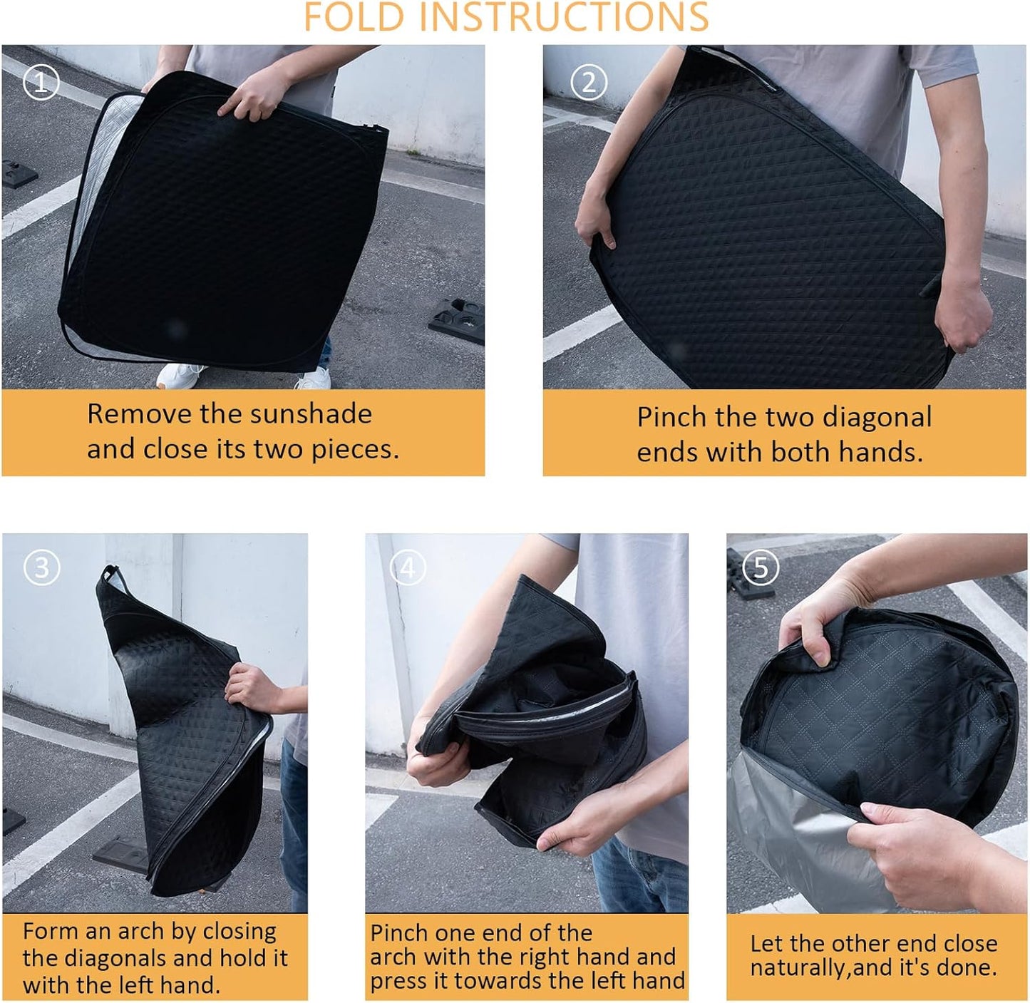 Car Windshield Sun Shade 5 Layers Thick for Audi Q5 SUV 2018-2024 2025 - Front Window Sunshade Sun Visor Accessories - Protector Vehicle Reflect UV Sun and Heat