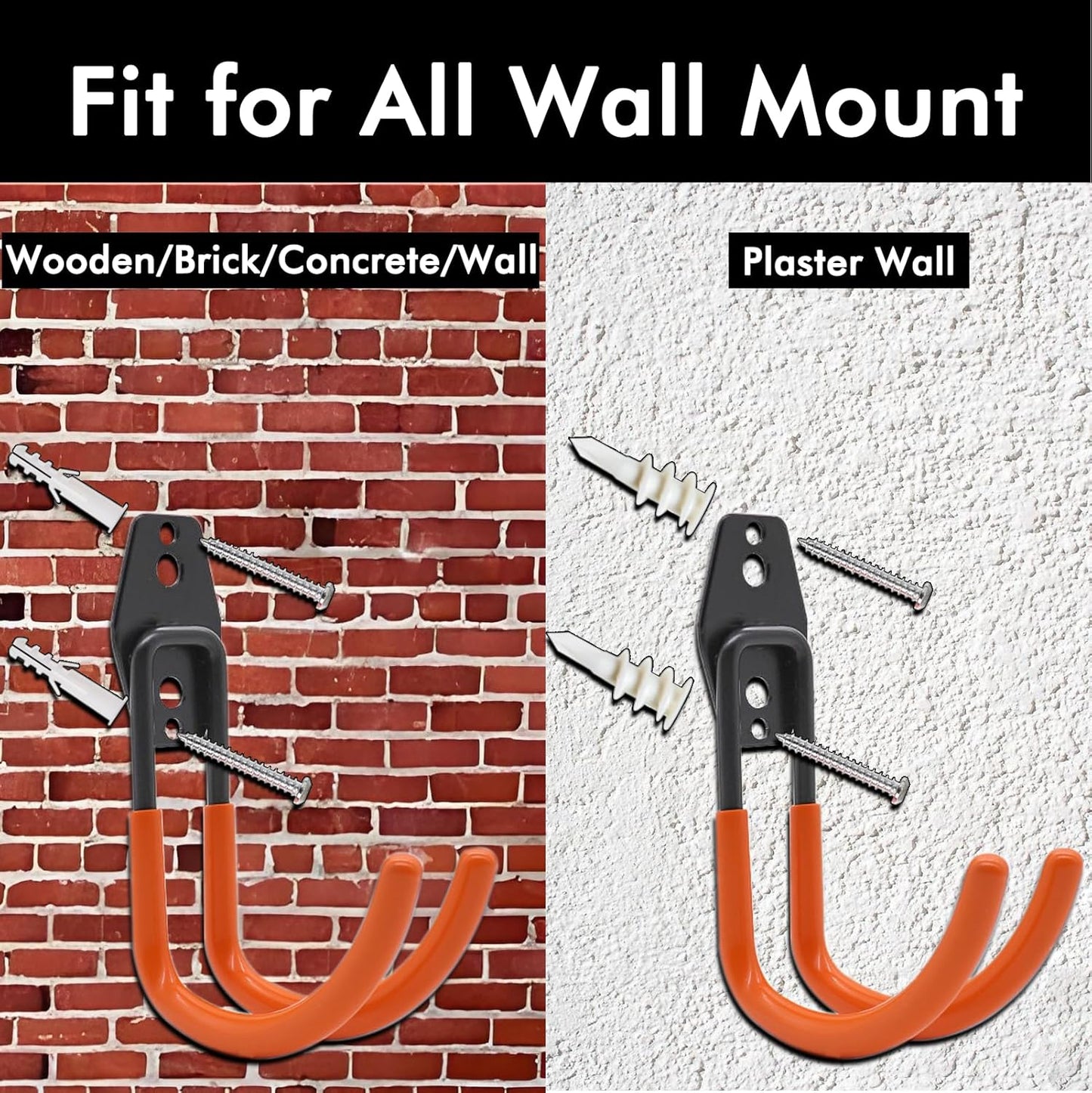 Tesla Charger Holder Wall Mount EV Charger Holder, Tesla Charging Cable Organizer J1772 J-Hook Cord Hanger for All Electric Vehicle Mobile Connector Organizers