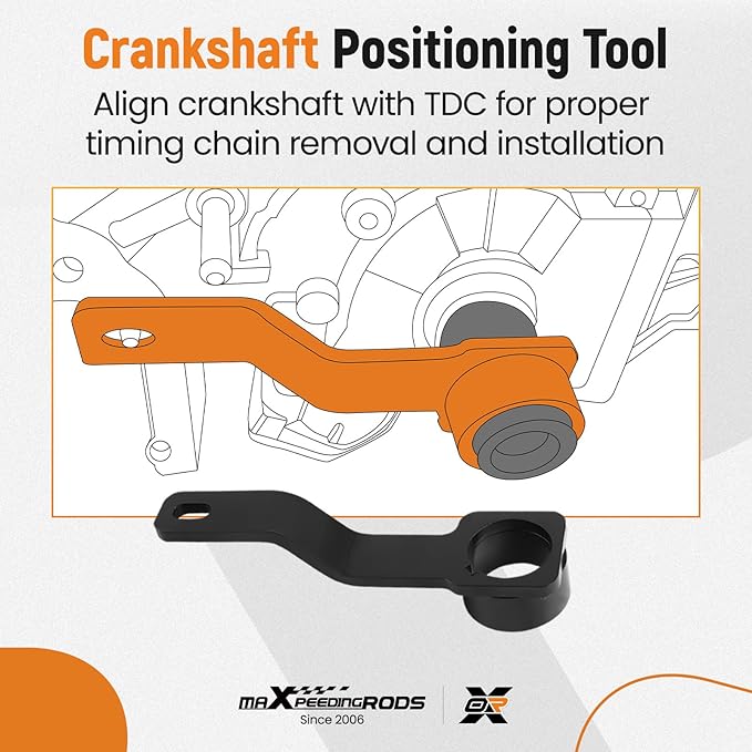 maXpeedingrods Timing Tool Kit for Ford 4.6L 5.4L 6.8L 2-Valve and 4-Valve Engine with Valve Spring Compressor Tool, Camshaft Holding Tool, Crankshaft Positioning Tool, Camshaft Positioning Tool